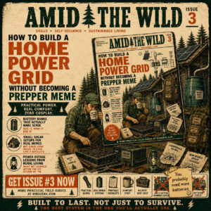 Amid The Wild - Issue #3 How To Build A Home Power Grid Without Becoming A Prepper Meme