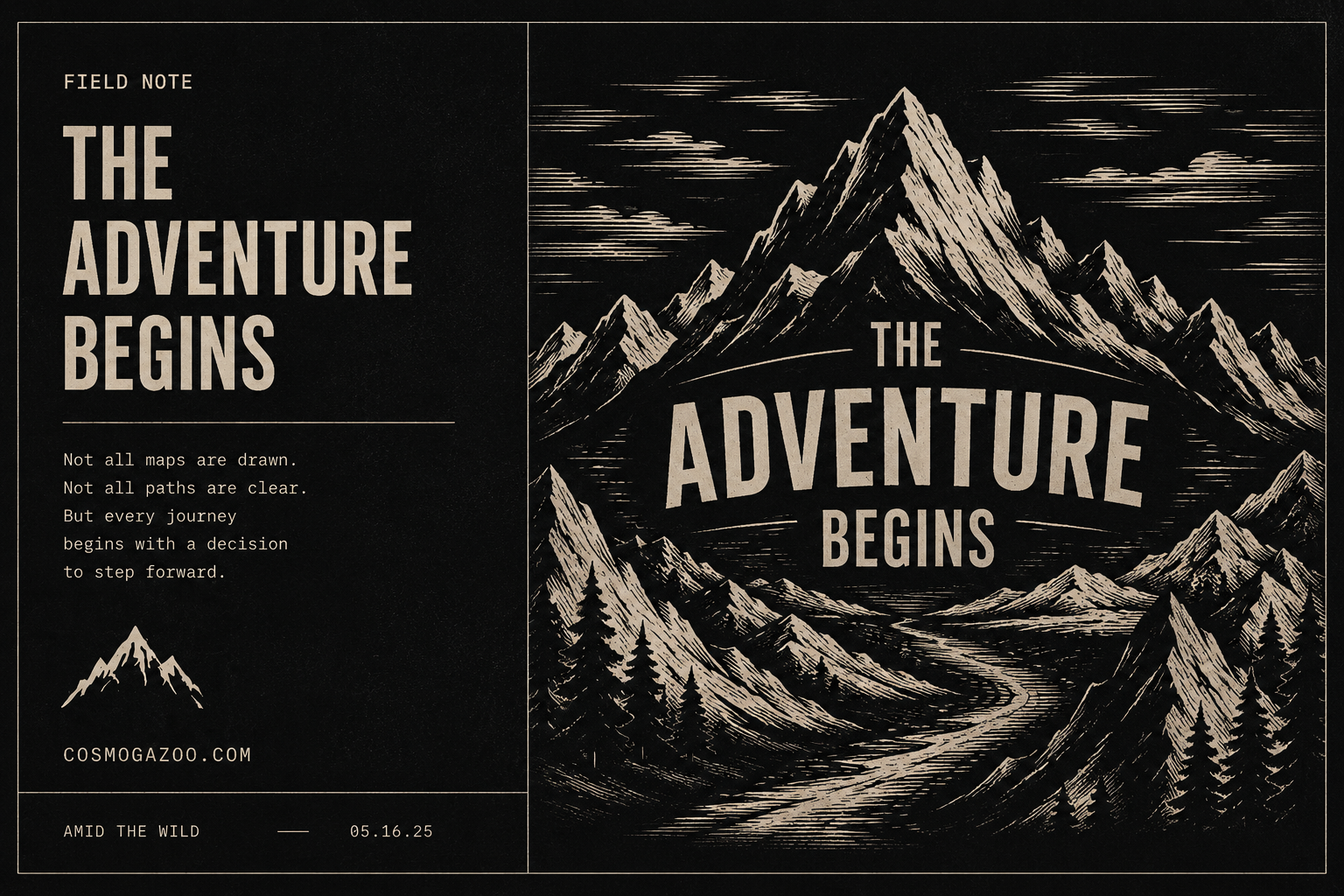 Field Note - The Adventure Begins