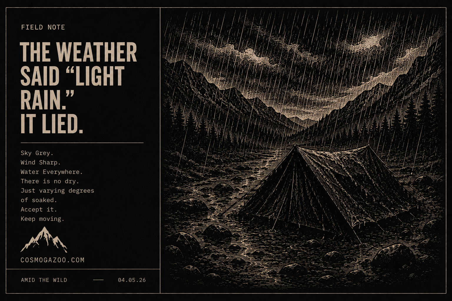 The Weather Said “Light Rain.” It Lied.