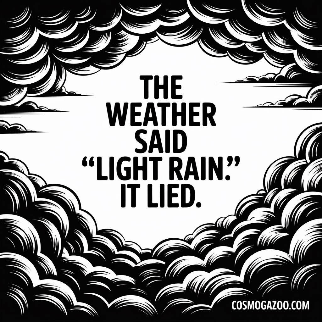 The Weather Said “Light Rain.” It Lied.